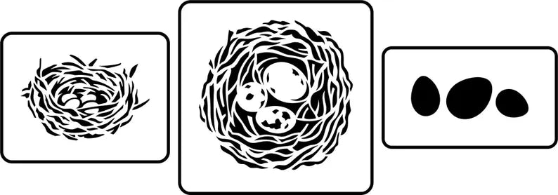 BIRD NEST PACK | JRV Stencils Designed by Debi from Debi's Design Diary