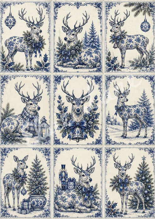 DECOPOSH | Blue Christmas Nine