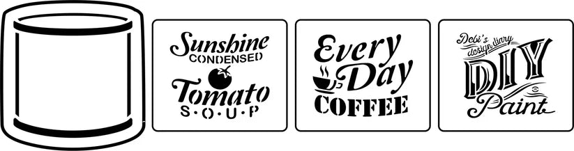 CAN LABEL PACK | JRV Stencils Designed by Debi from Debi's Design Diary