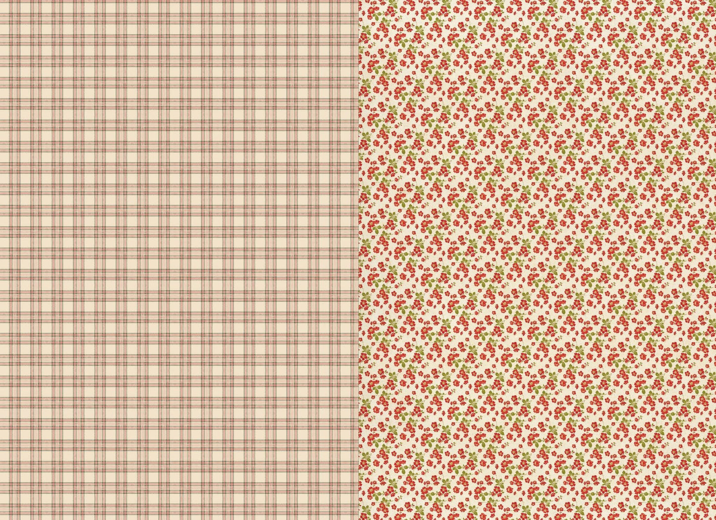 Christmas Wallpaper - Roycycled Decoupage Paper FREE SHIPPING