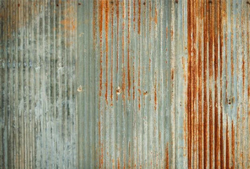 Corrugated Metal - Roycycled Decoupage Paper FREE SHIPPING