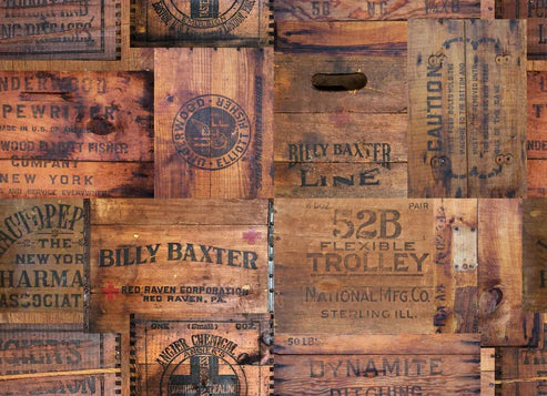 Crate Collage - Roycycled Decoupage Paper FREE SHIPPING