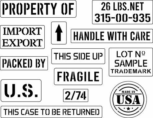 CHEESE BOX LABELS 1 | JRV Stencils