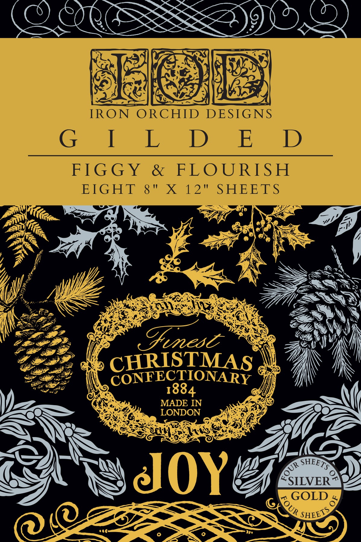 Gilded Transfer | FIGGY & FLOURISH | IOD Iron Orchid Designs