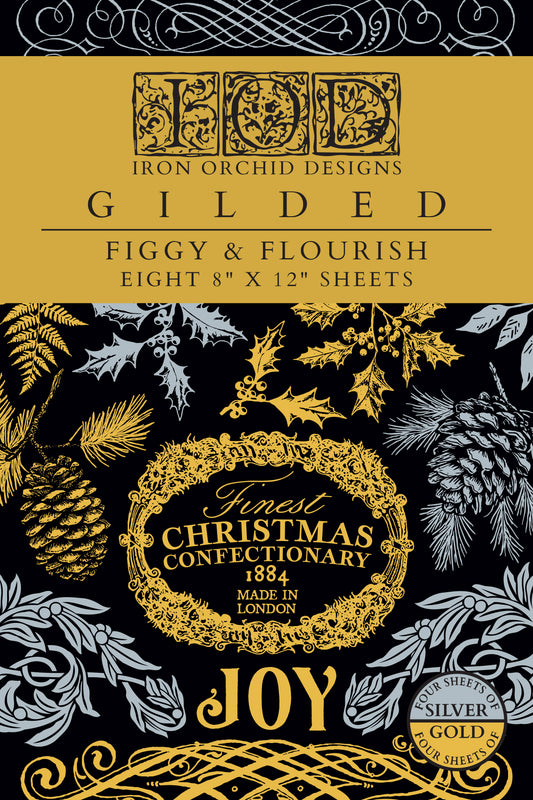 Gilded Transfer | FIGGY & FLOURISH | IOD Iron Orchid Designs