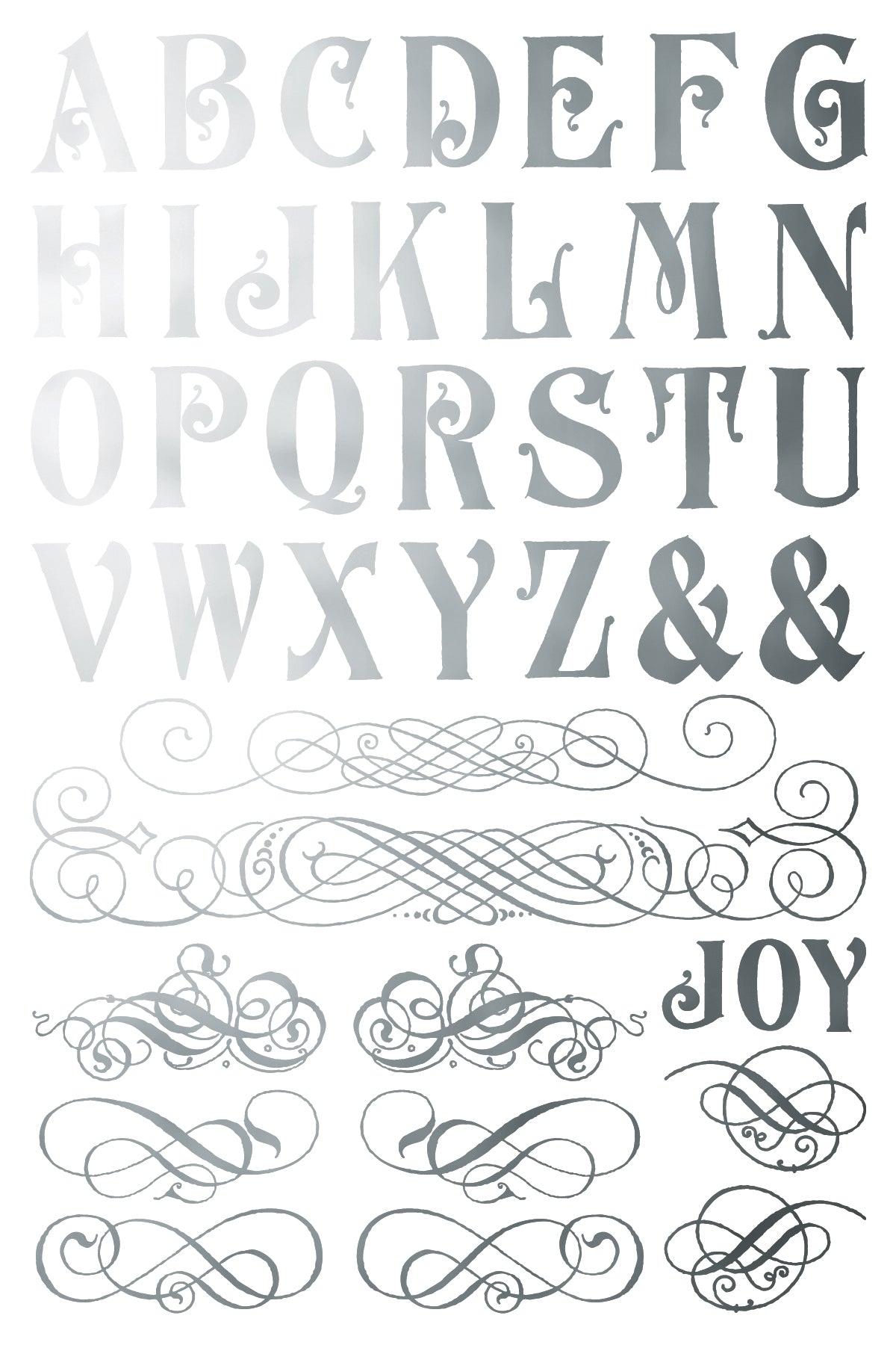 Gilded Transfer | FIGGY & FLOURISH | IOD Iron Orchid Designs