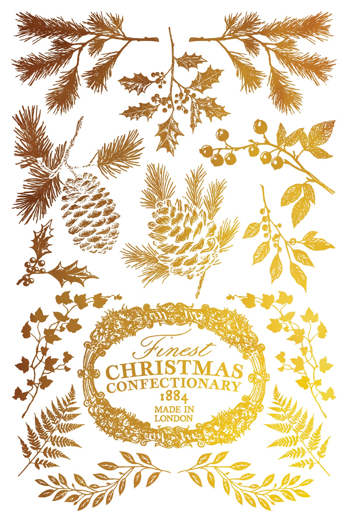 Gilded Transfer | FIGGY & FLOURISH | IOD Iron Orchid Designs