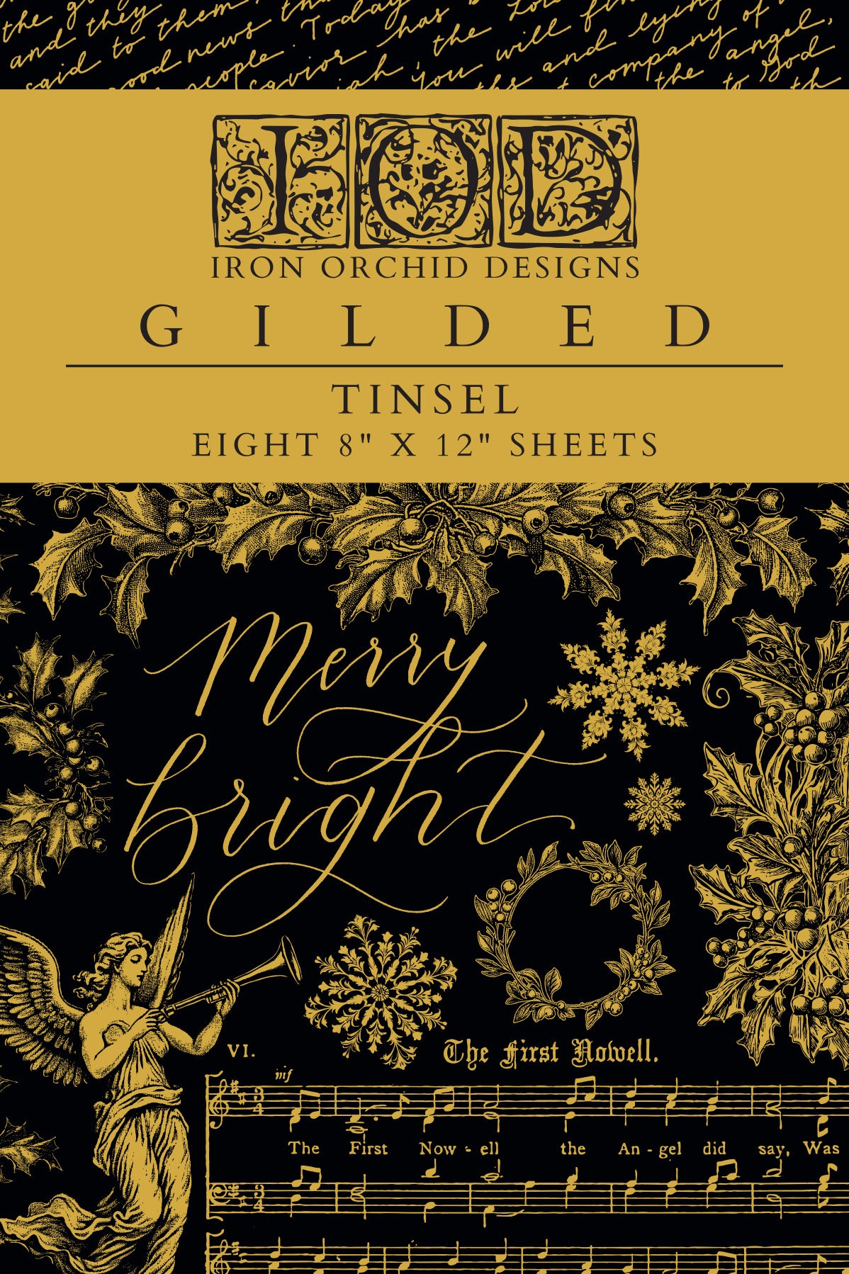 Gilded Transfer | TINSEL | IOD Iron Orchid Designs