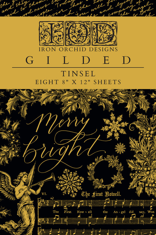 Gilded Transfer | TINSEL | IOD Iron Orchid Designs