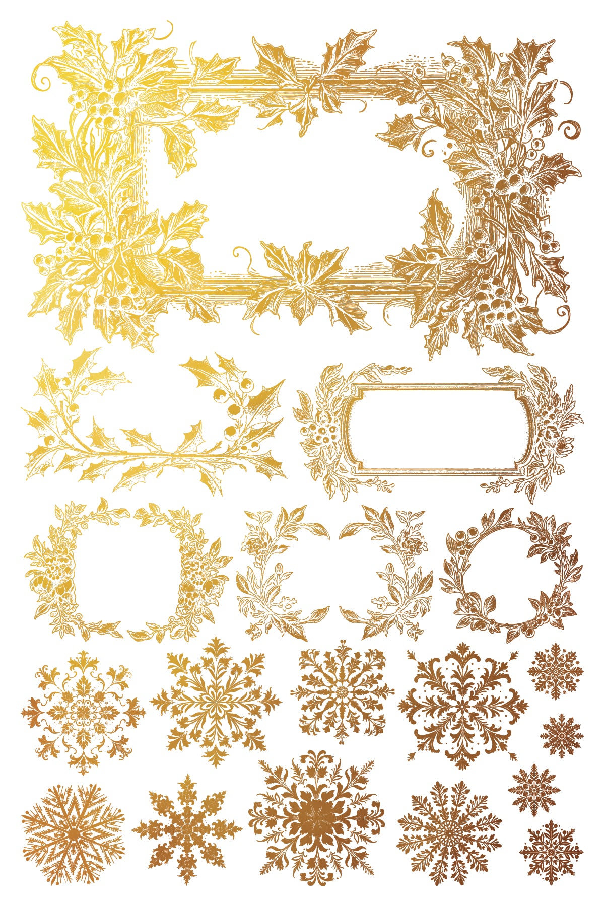 Gilded Transfer | TINSEL | IOD Iron Orchid Designs
