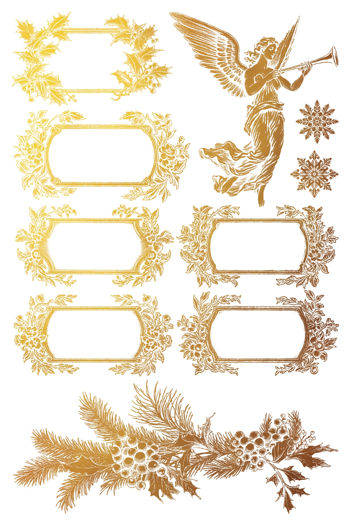Gilded Transfer | TINSEL | IOD Iron Orchid Designs