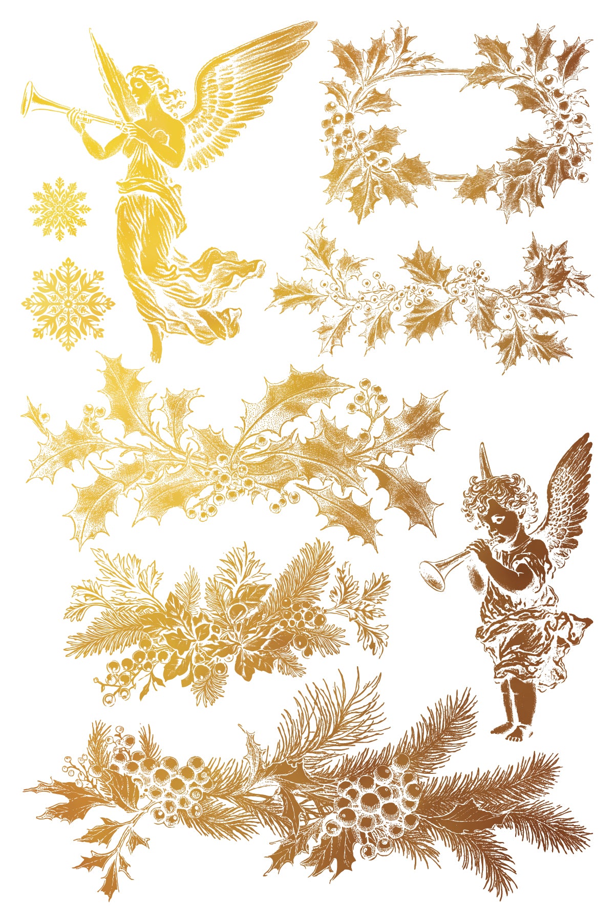 Gilded Transfer | TINSEL | IOD Iron Orchid Designs