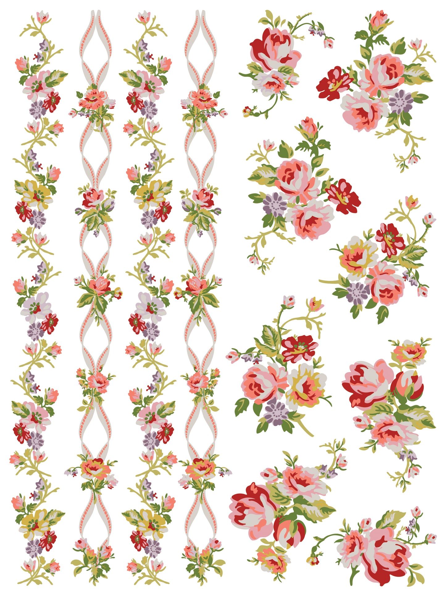 Paint Inlay | DITSY BLOOMS | IOD Iron Orchid Designs