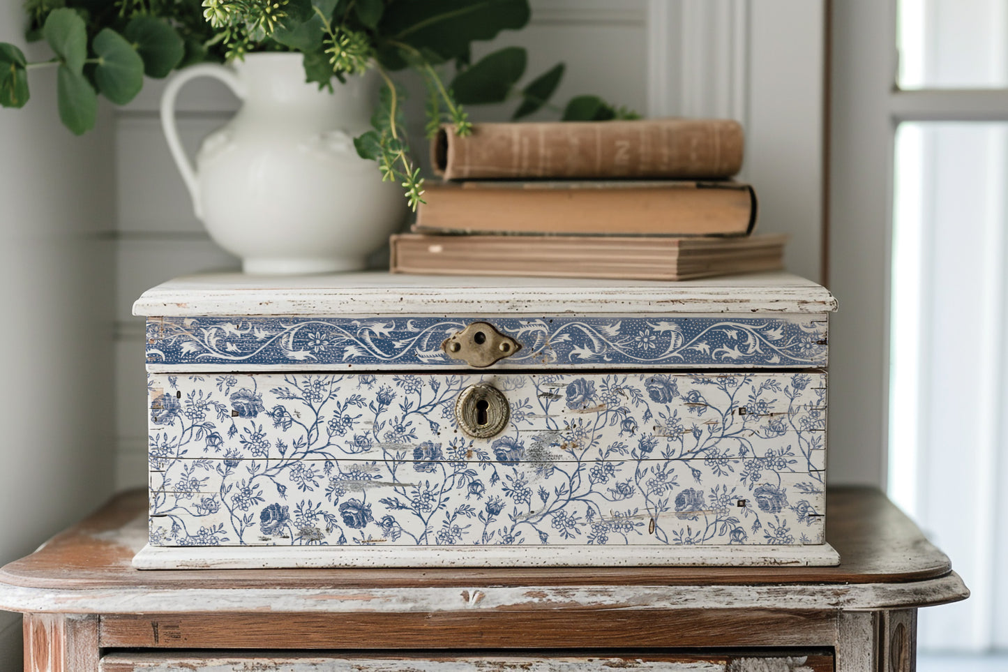 Paint Inlay| DELFT TRADITIONS AZURE | IOD Iron Orchid Designs