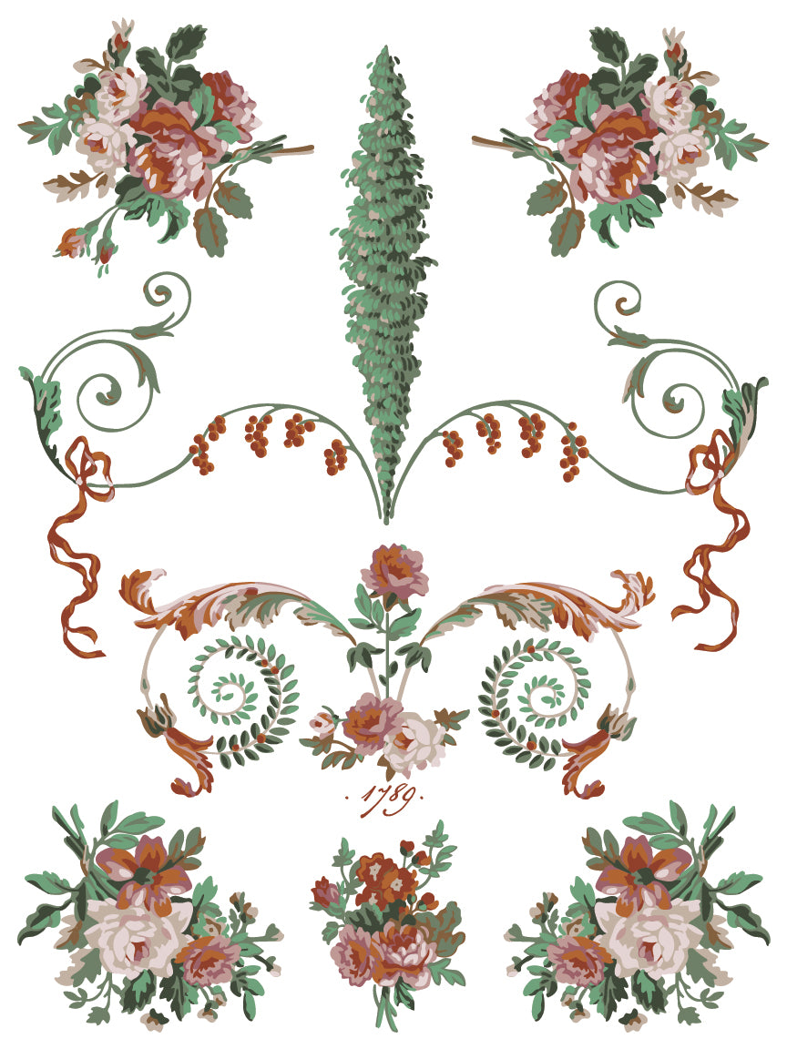 Paint Inlay | LA FOLIE | IOD Iron Orchid Designs