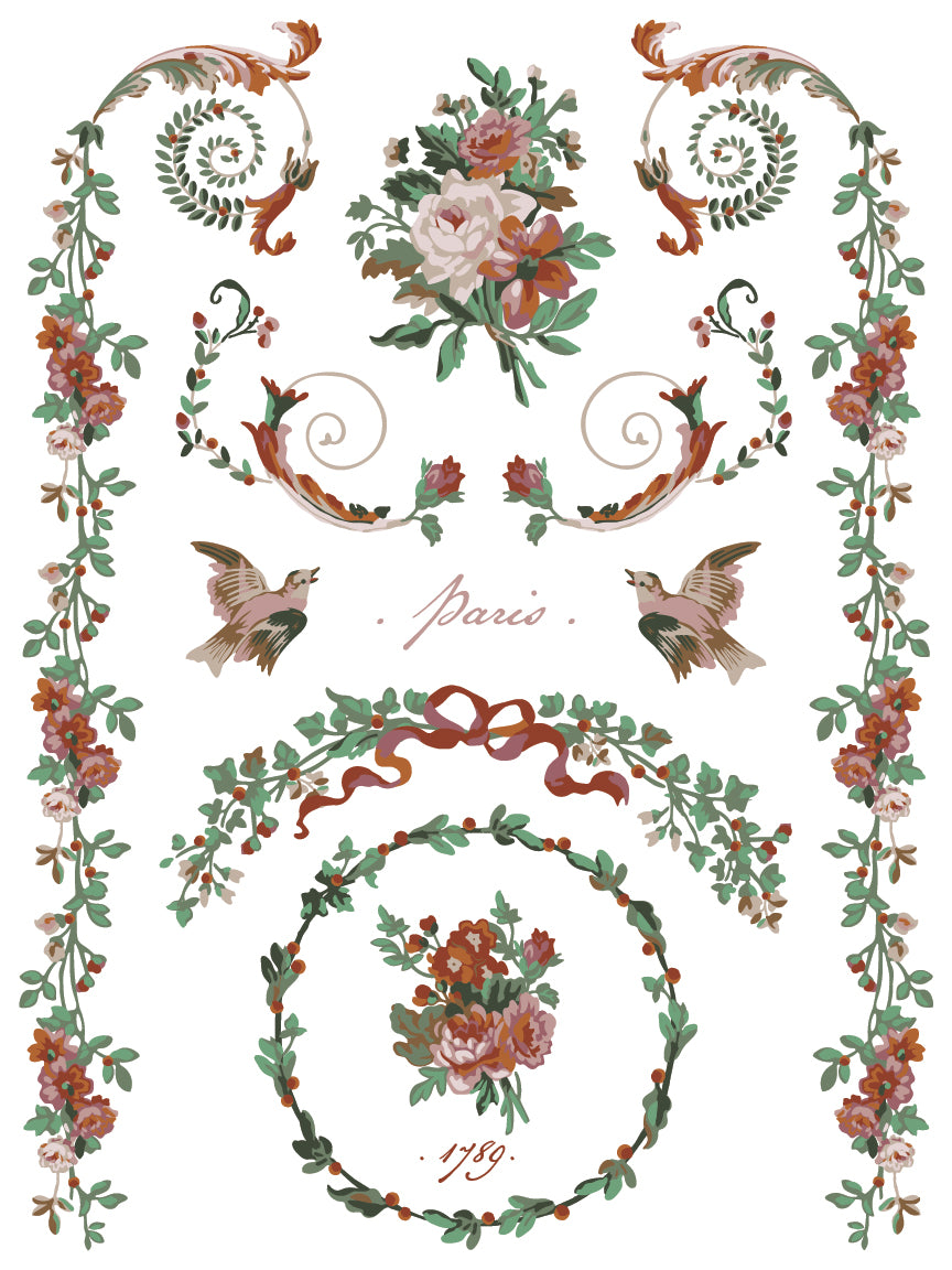 Paint Inlay | LA FOLIE | IOD Iron Orchid Designs