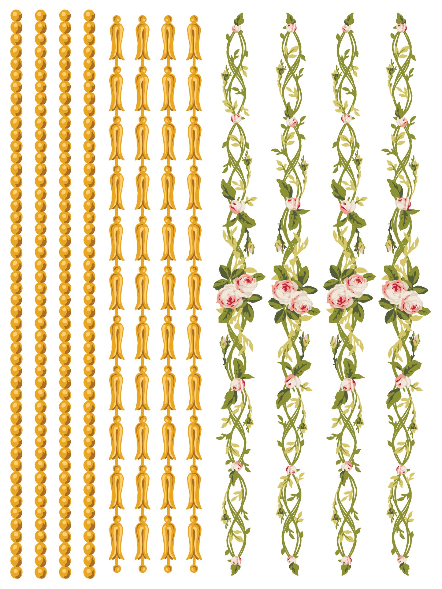 Paint Inlay | PETITE FLEUR PINK | IOD Iron Orchid Designs