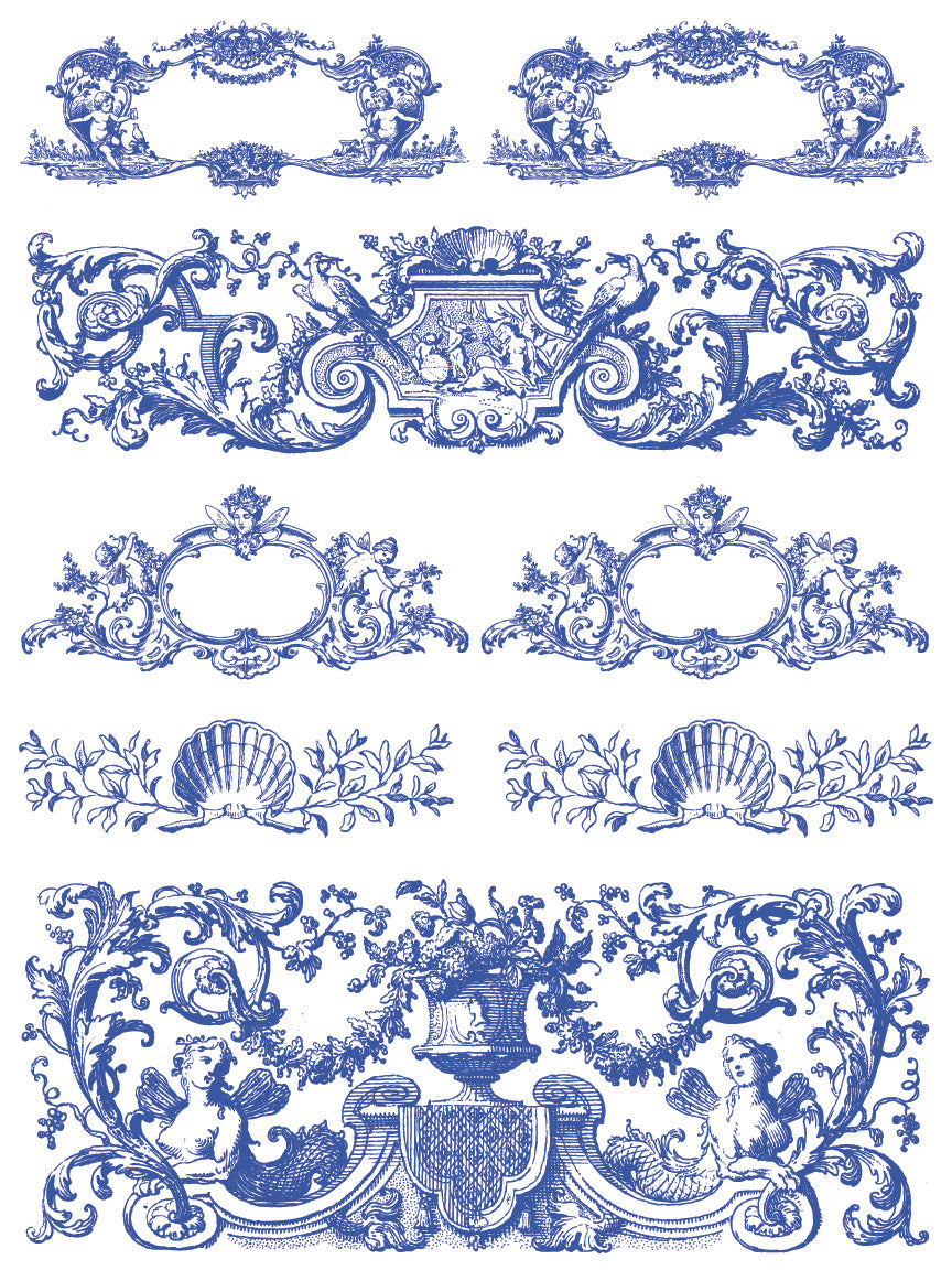 Paint Inlay | PORTOFINO | IOD Iron Orchid Designs