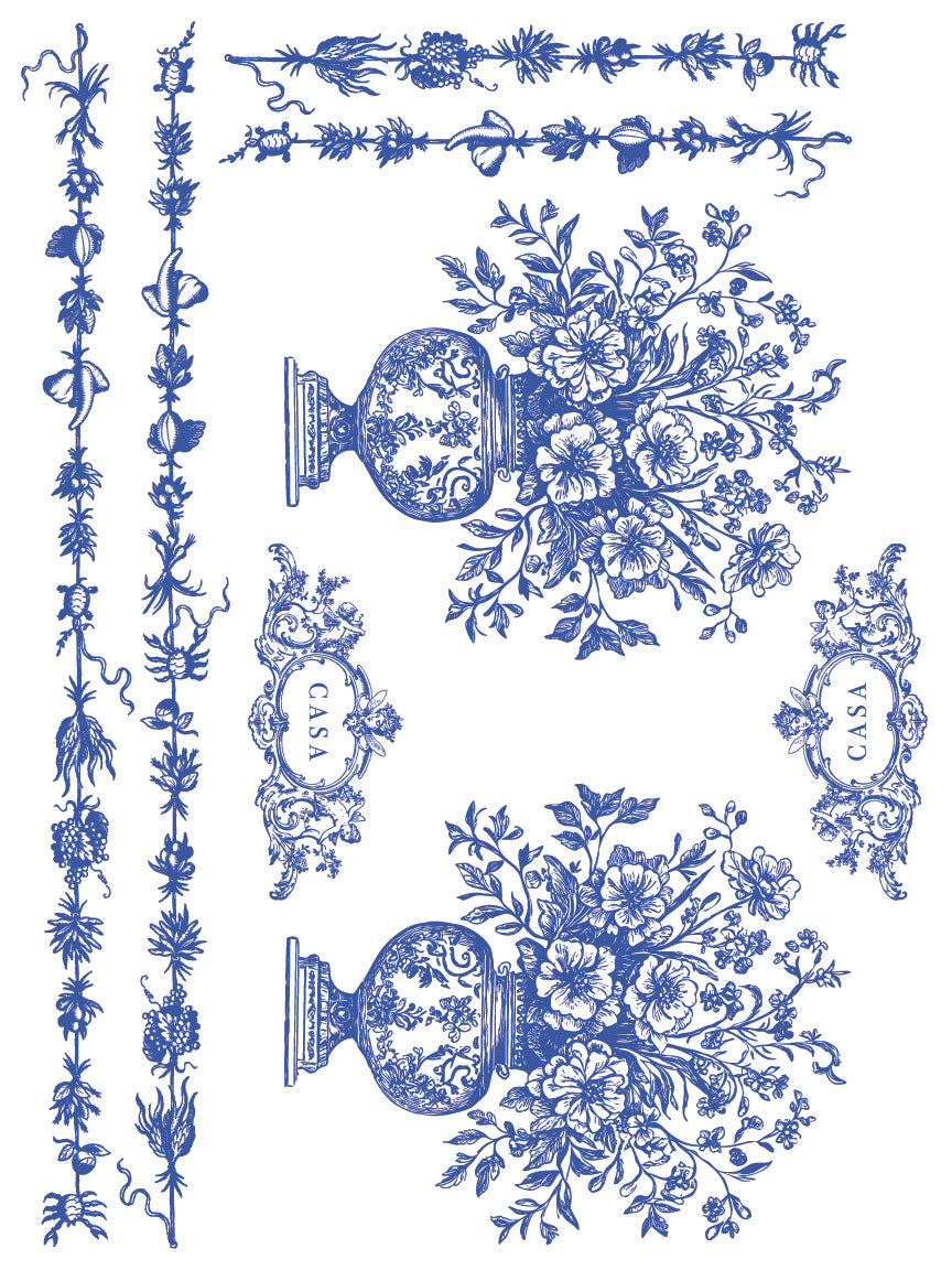 Paint Inlay | PORTOFINO | IOD Iron Orchid Designs