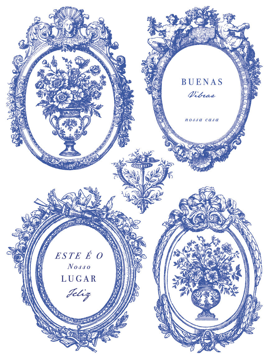 Paint Inlay | PORTOFINO | IOD Iron Orchid Designs