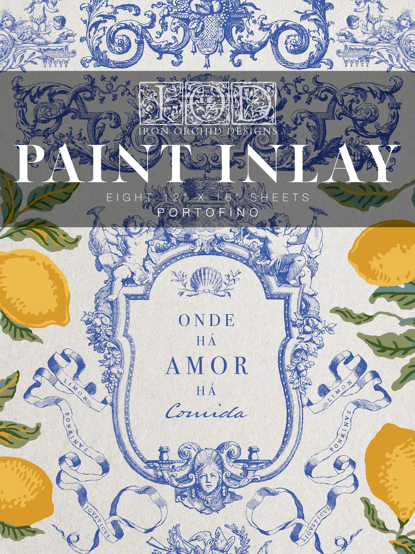 Paint Inlay | PORTOFINO | IOD Iron Orchid Designs
