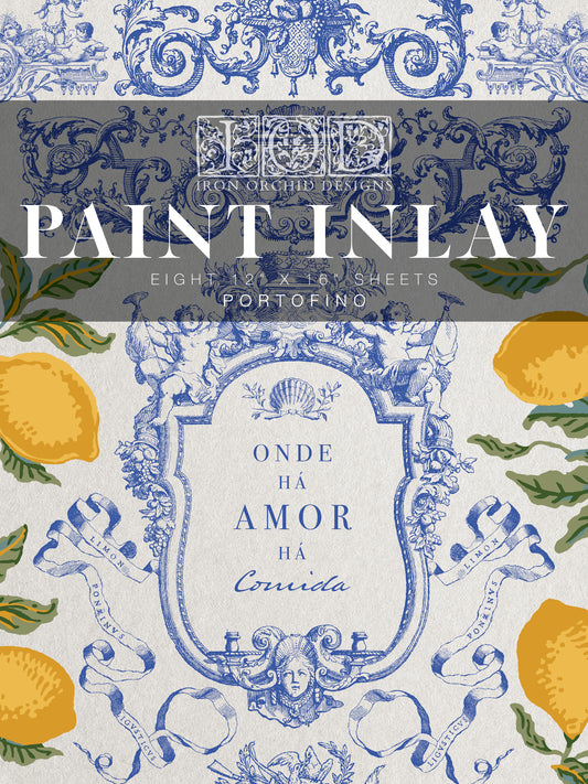 Paint Inlay | PORTOFINO | IOD Iron Orchid Designs