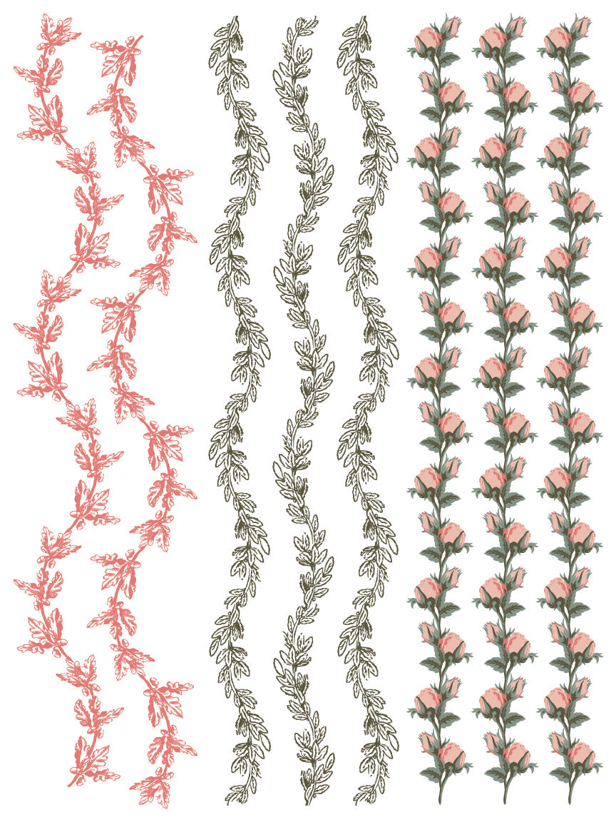 Paint Inlay | SPRING MELODY | IOD Iron Orchid Designs