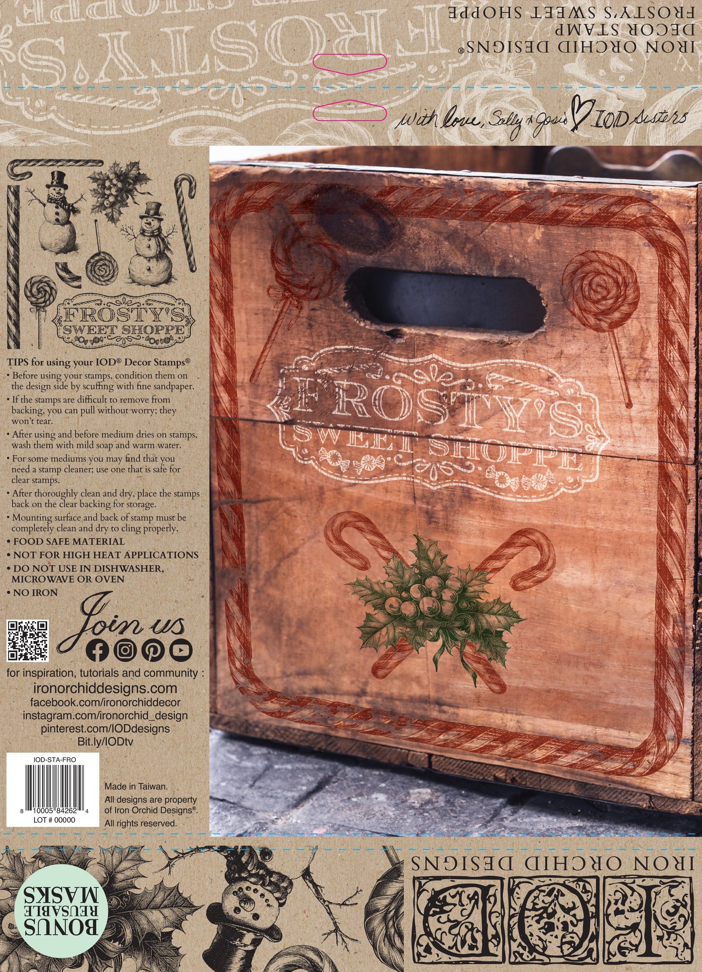 Stamp | FROSTY'S SWEET SHOPPE | IOD Iron Orchid Designs