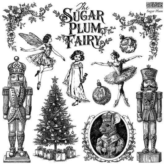 Stamp | SUGAR PLUM | IOD Iron Orchid Designs