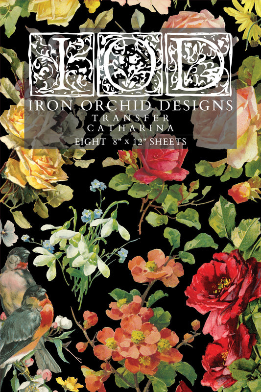 Transfer | CATHARINA | IOD Iron Orchid Designs