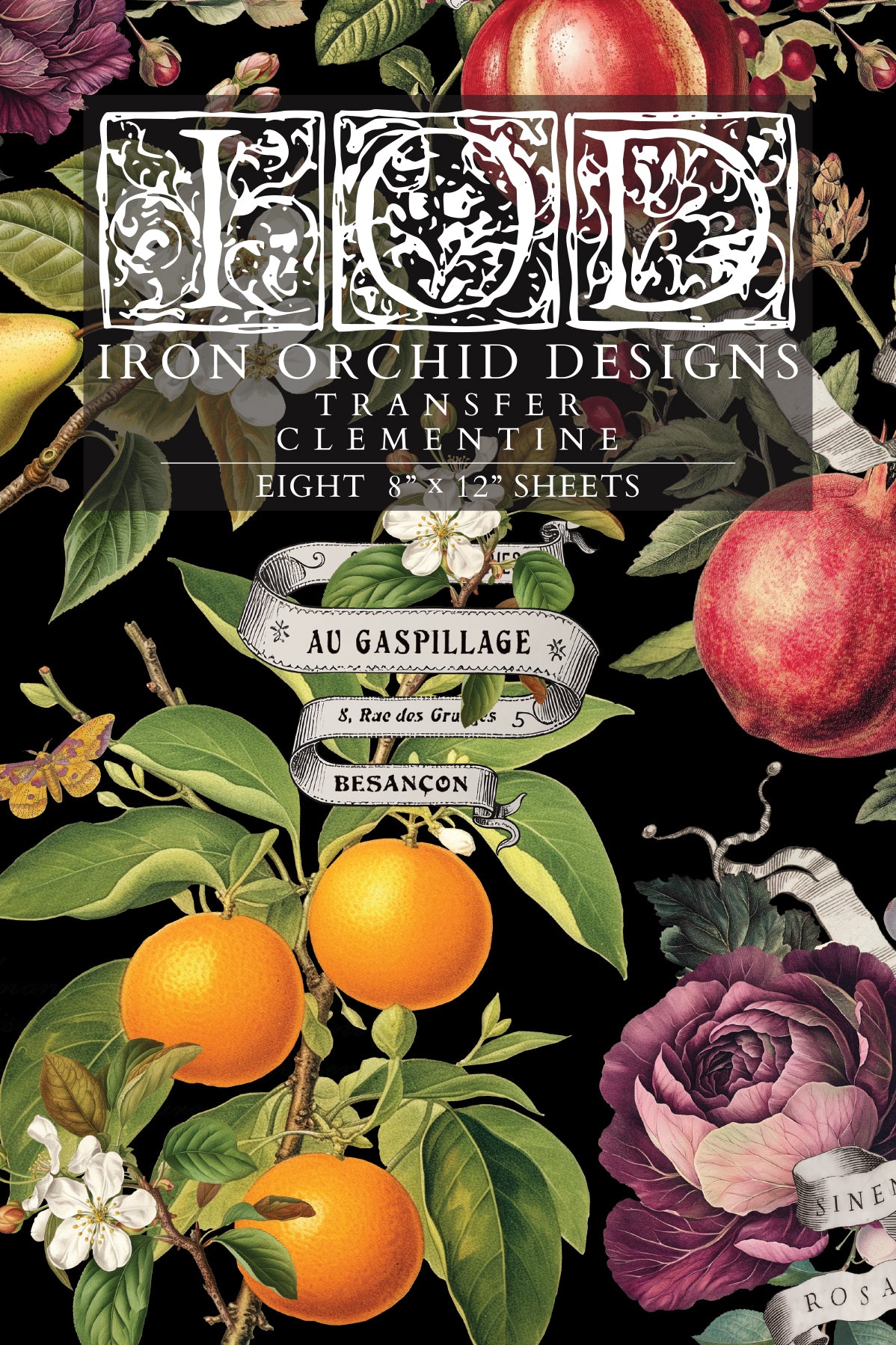 Transfer | CLEMENTINE | IOD Iron Orchid Designs