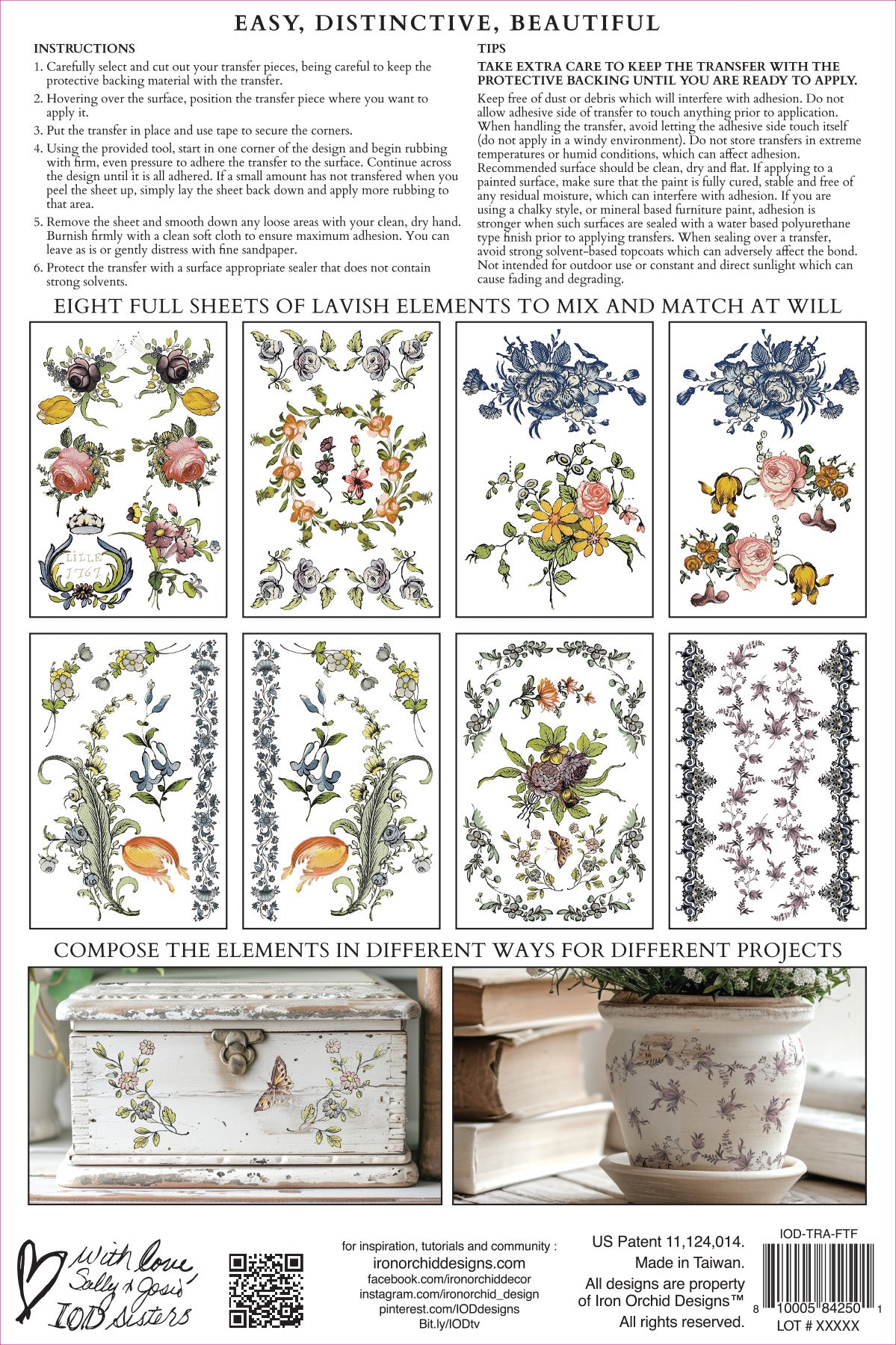 Transfer | FAIRYTALE FLORALS | IOD Iron Orchid Designs