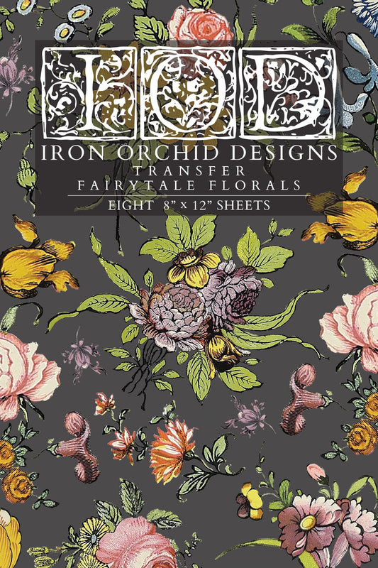 Transfer | FAIRYTALE FLORALS | IOD Iron Orchid Designs