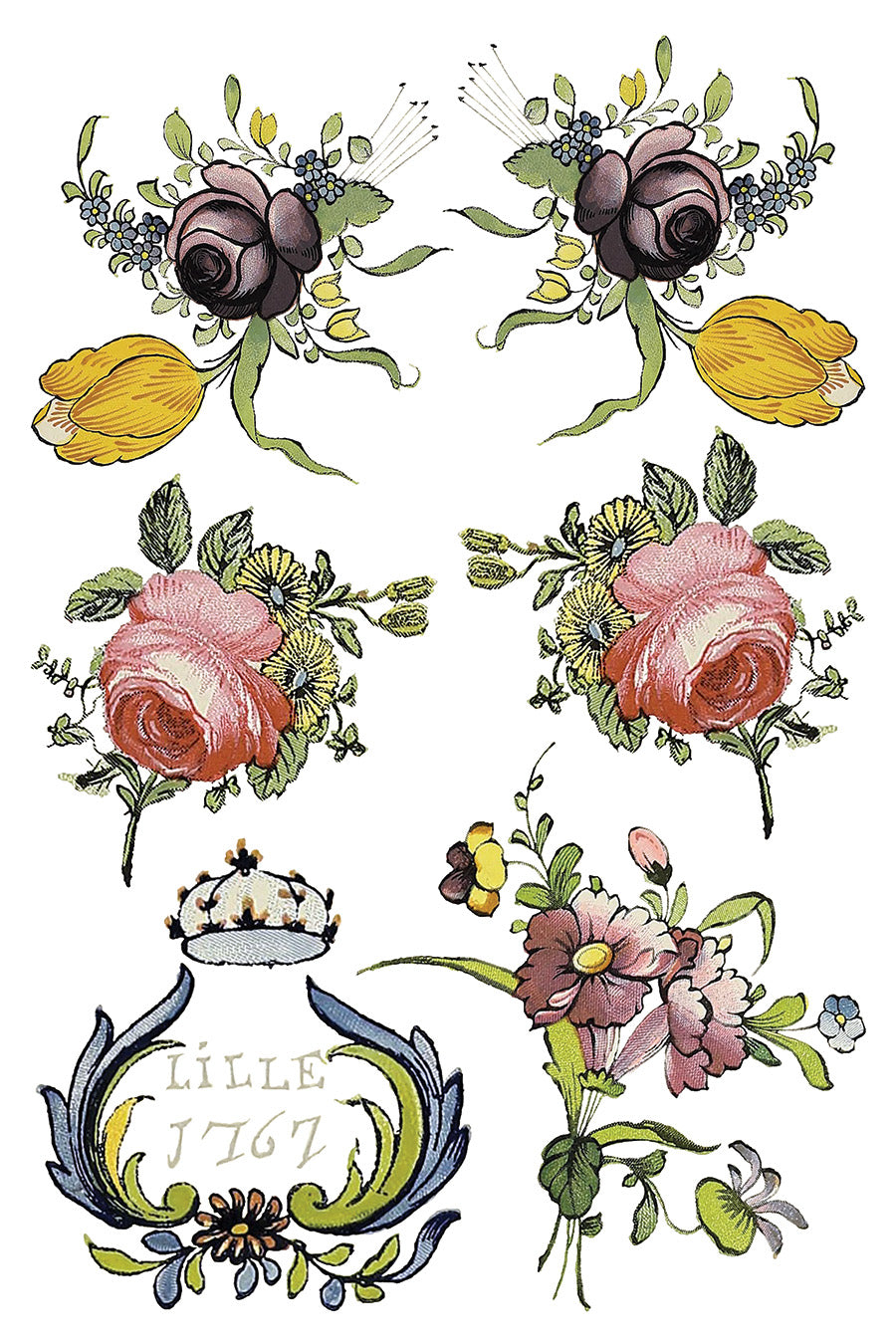 Transfer | FAIRYTALE FLORALS | IOD Iron Orchid Designs