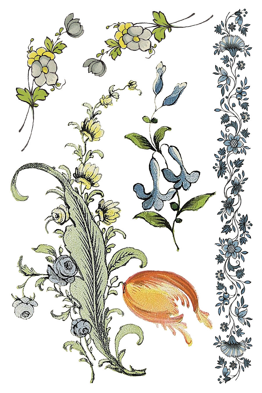 Transfer | FAIRYTALE FLORALS | IOD Iron Orchid Designs