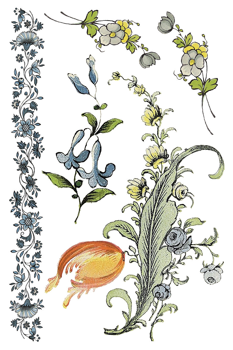 Transfer | FAIRYTALE FLORALS | IOD Iron Orchid Designs