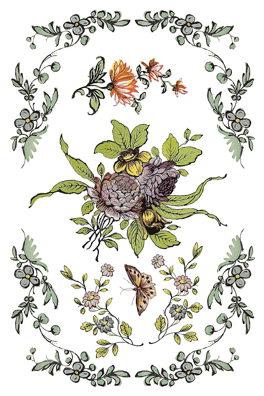 Transfer | FAIRYTALE FLORALS | IOD Iron Orchid Designs