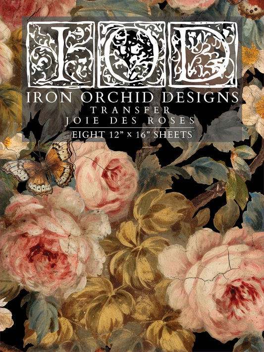 Transfer | JOIE DES ROSES | IOD Iron Orchid Designs