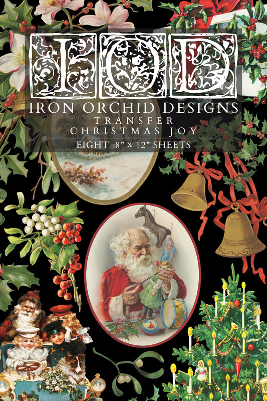 Transfer | CHRISTMAS JOY | IOD Iron Orchid Designs