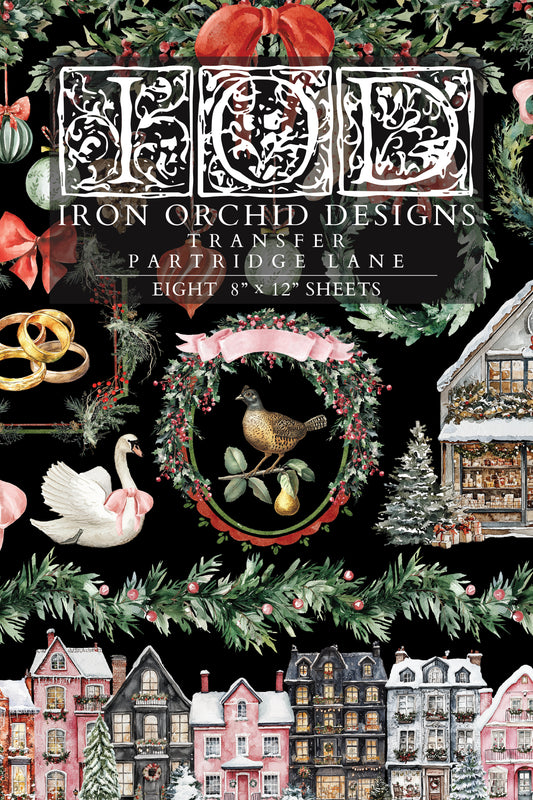 Transfer | PARTRIDGE LANE | IOD Iron Orchid Designs