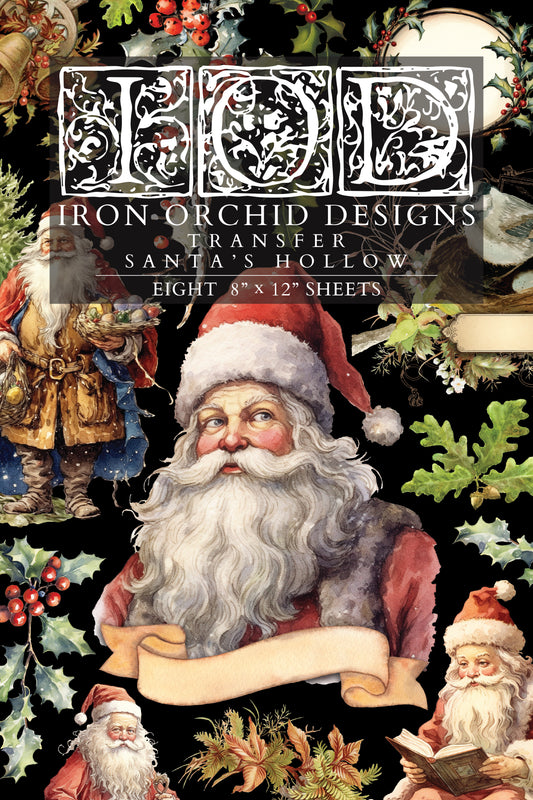 Transfer | SANTA'S HOLLOW | IOD Iron Orchid Designs
