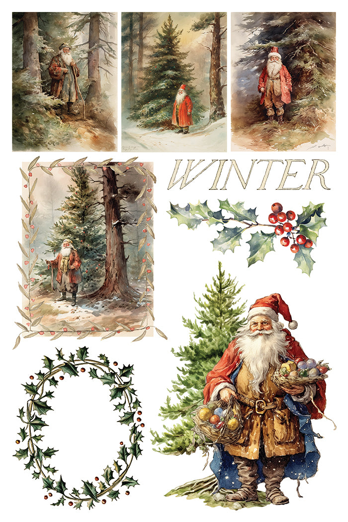 Transfer | SANTA'S HOLLOW | IOD Iron Orchid Designs
