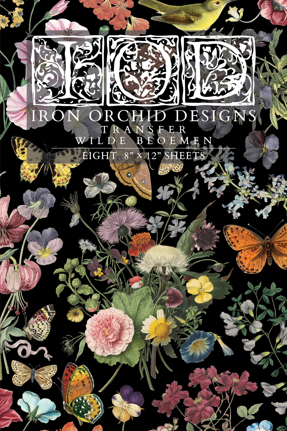 Transfer | WILDE BLOEMEN | IOD Iron Orchid Designs