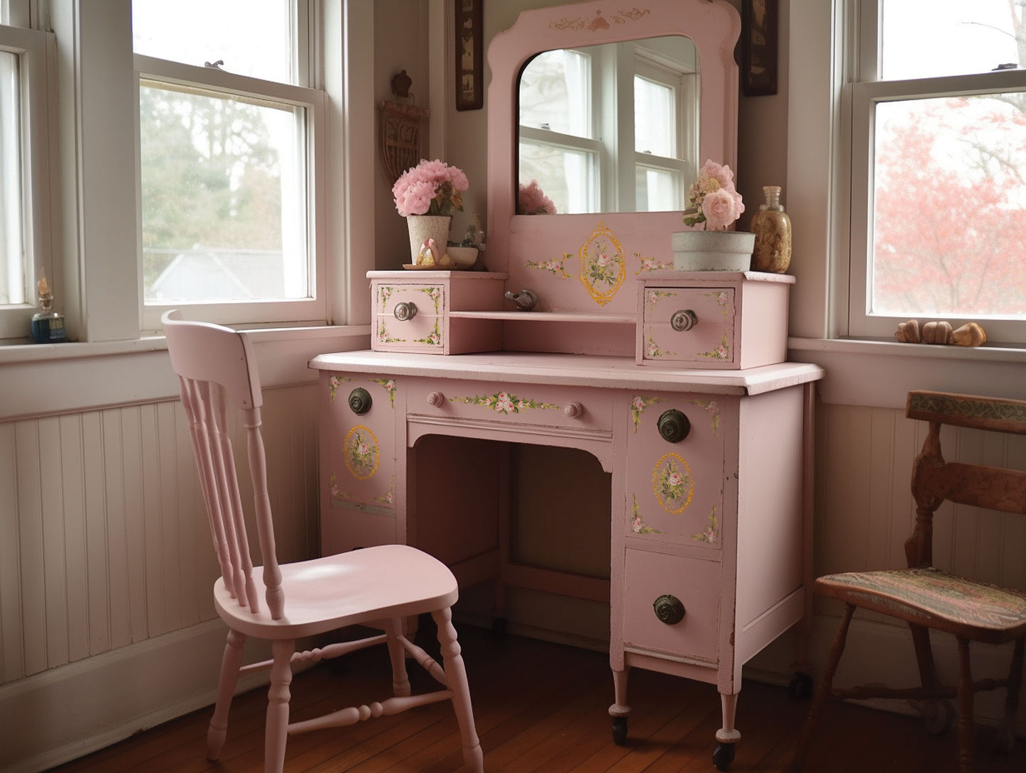 Paint Inlay | PETITE FLEUR PINK | IOD Iron Orchid Designs