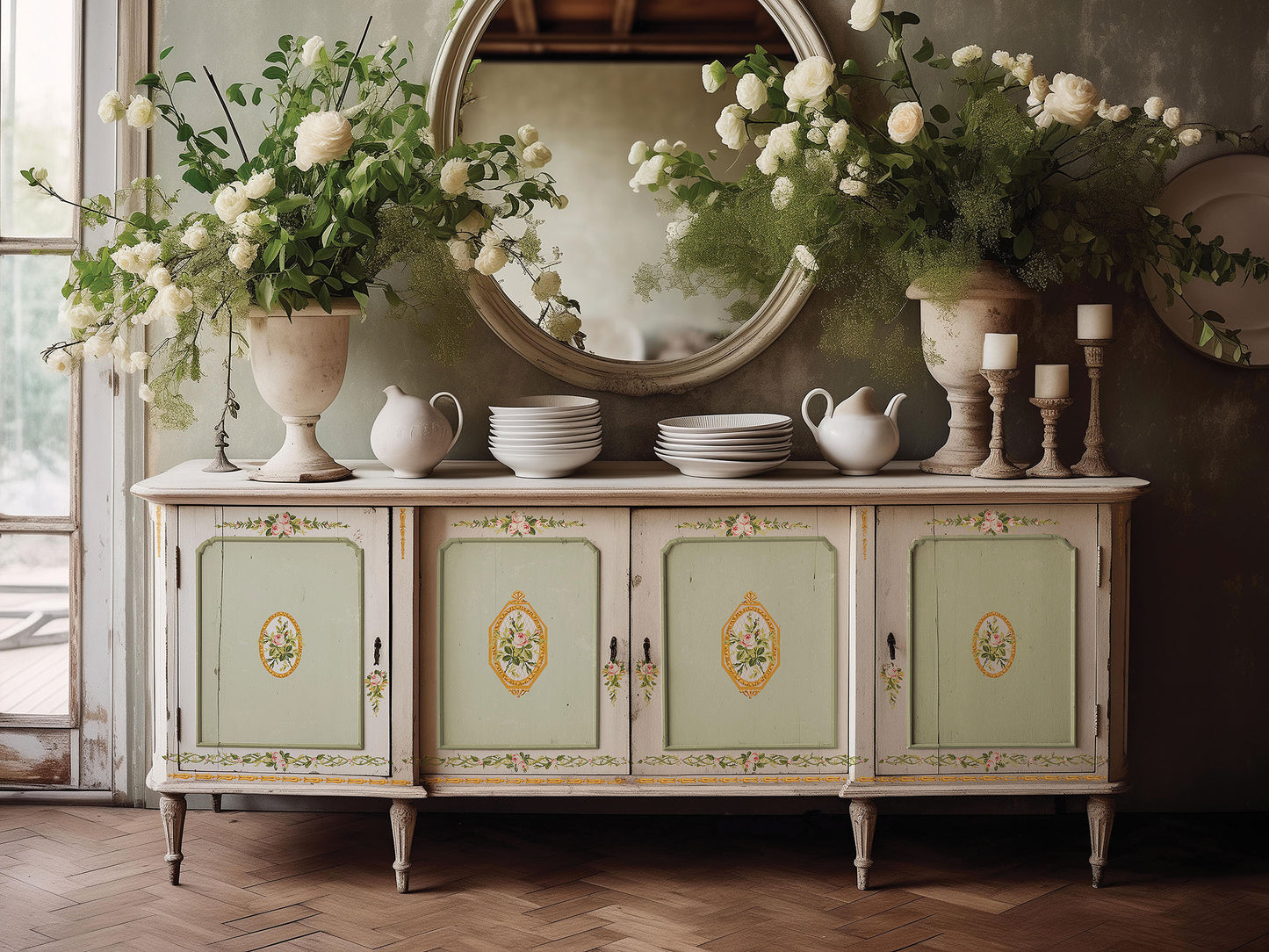 Paint Inlay | PETITE FLEUR PINK | IOD Iron Orchid Designs