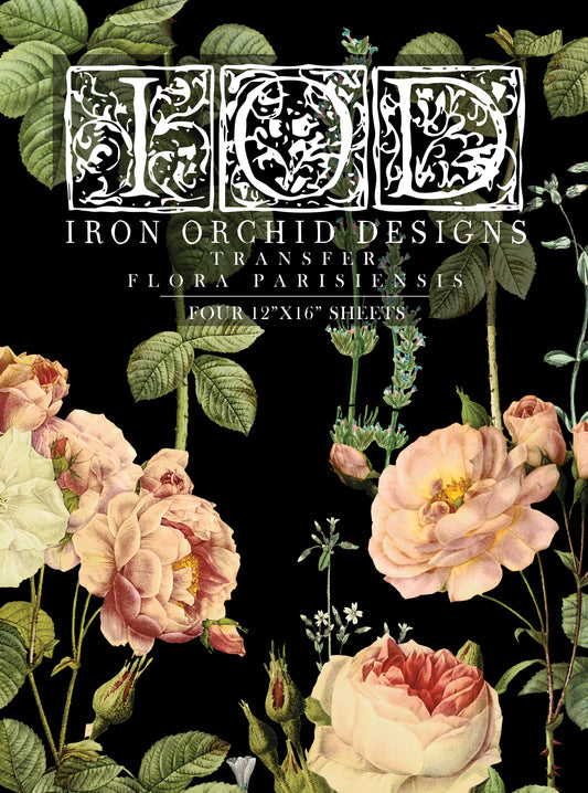 Transfer | FLORA PARISIENSIS | IOD Iron Orchid Designs