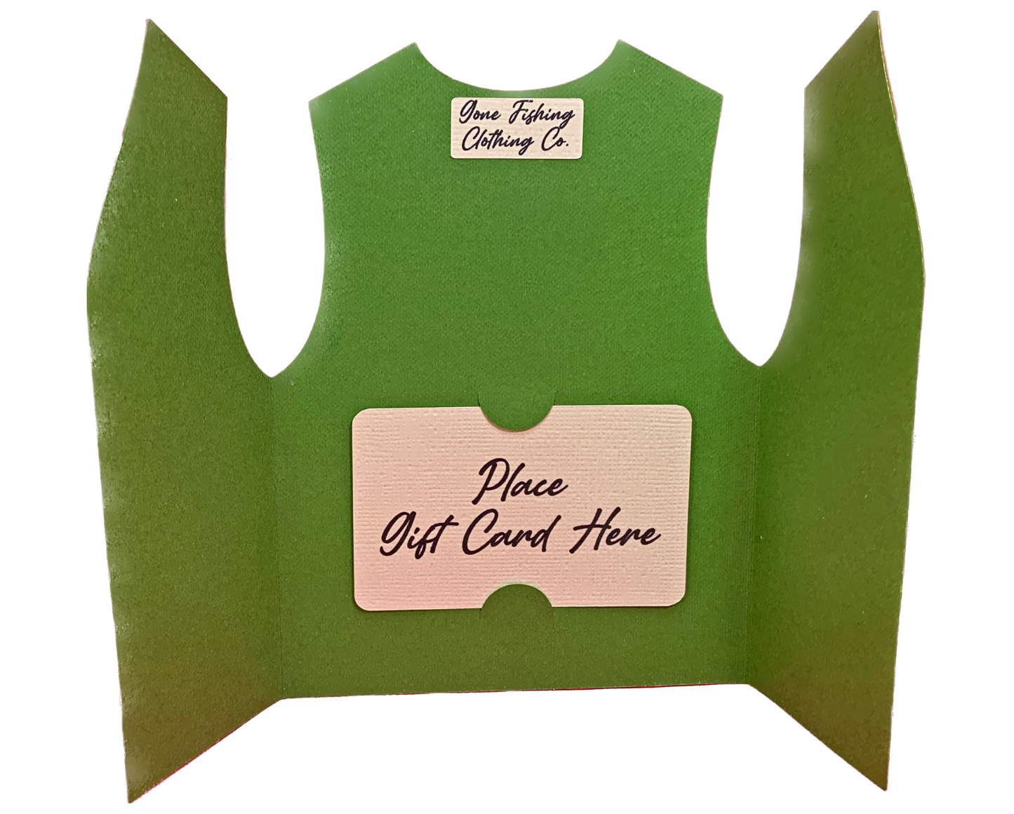 All Occasion - Fisherman's Vest Gift Card Holder