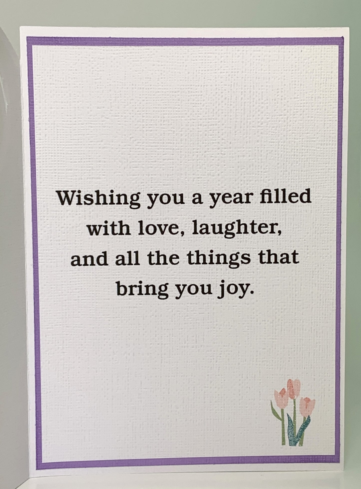 BIRTHDAY - Tulips Card