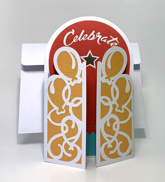 ALL OCCASION - Celebrate Gatefold Card