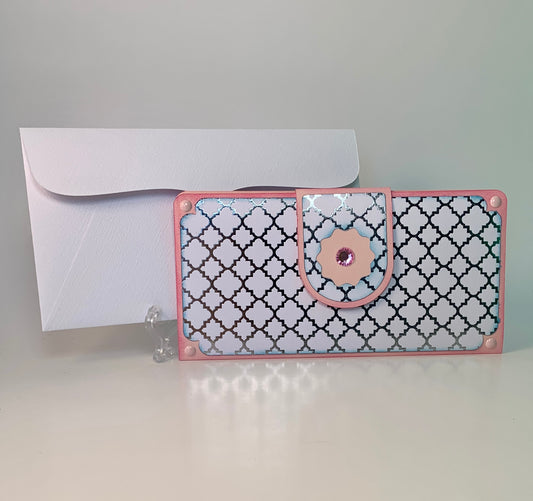 ALL OCCASION - Ladies "Wallet" Gift Card/Money Holder (Choice of Color)